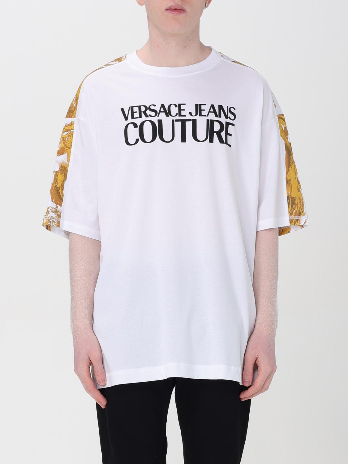 Tシャツ・カットソー VERSACE JEANS COUTURE Men T-shirt White 76GAH613JS287 G03