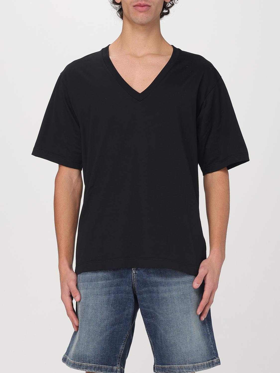 Tシャツ・カットソー DOLCE & GABBANA Men T-shirt Black G8QL3TFU7EQ N0000