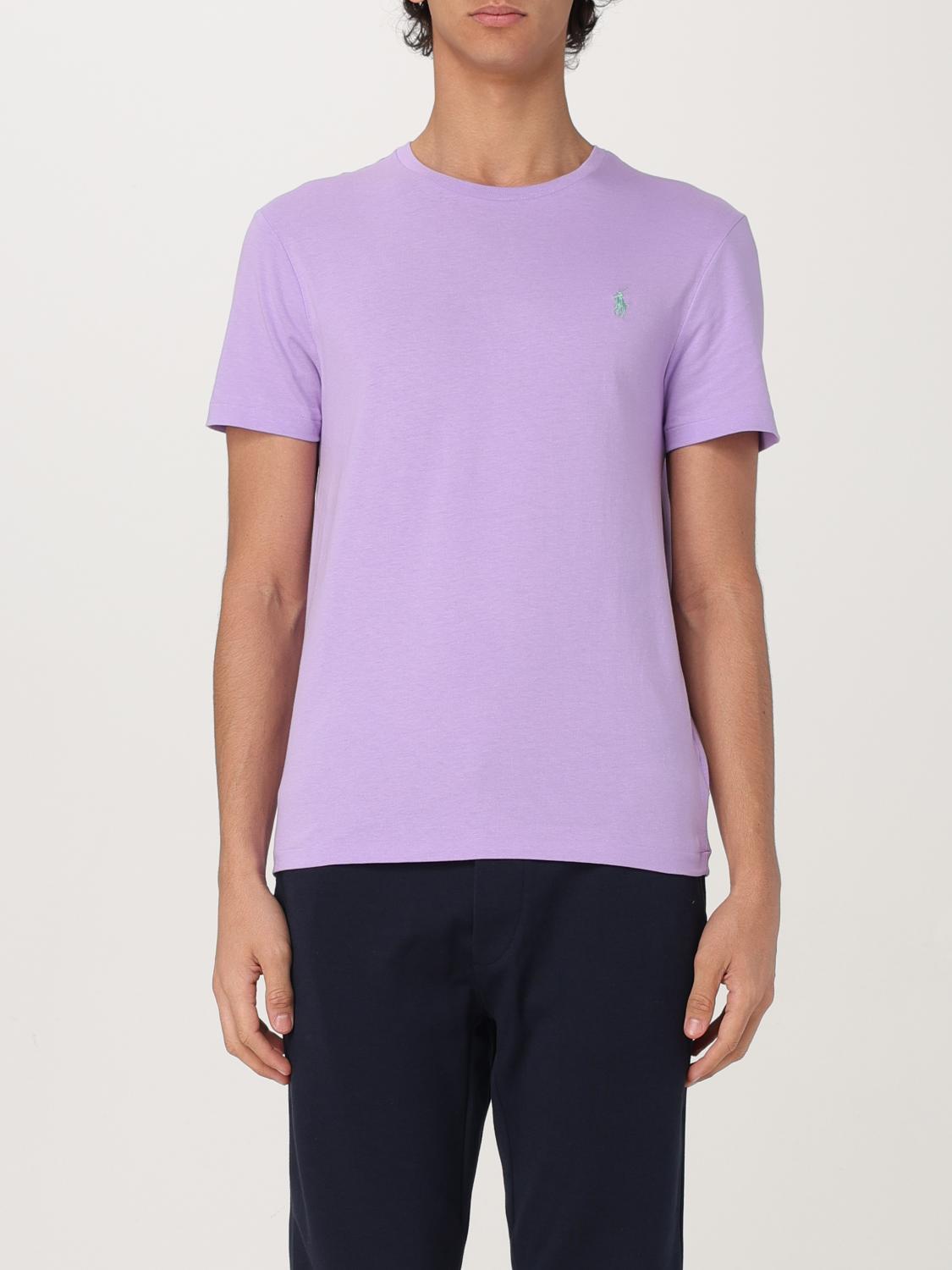 Tシャツ・カットソー POLO RALPH LAUREN Men T-shirt Violet 710671438 416