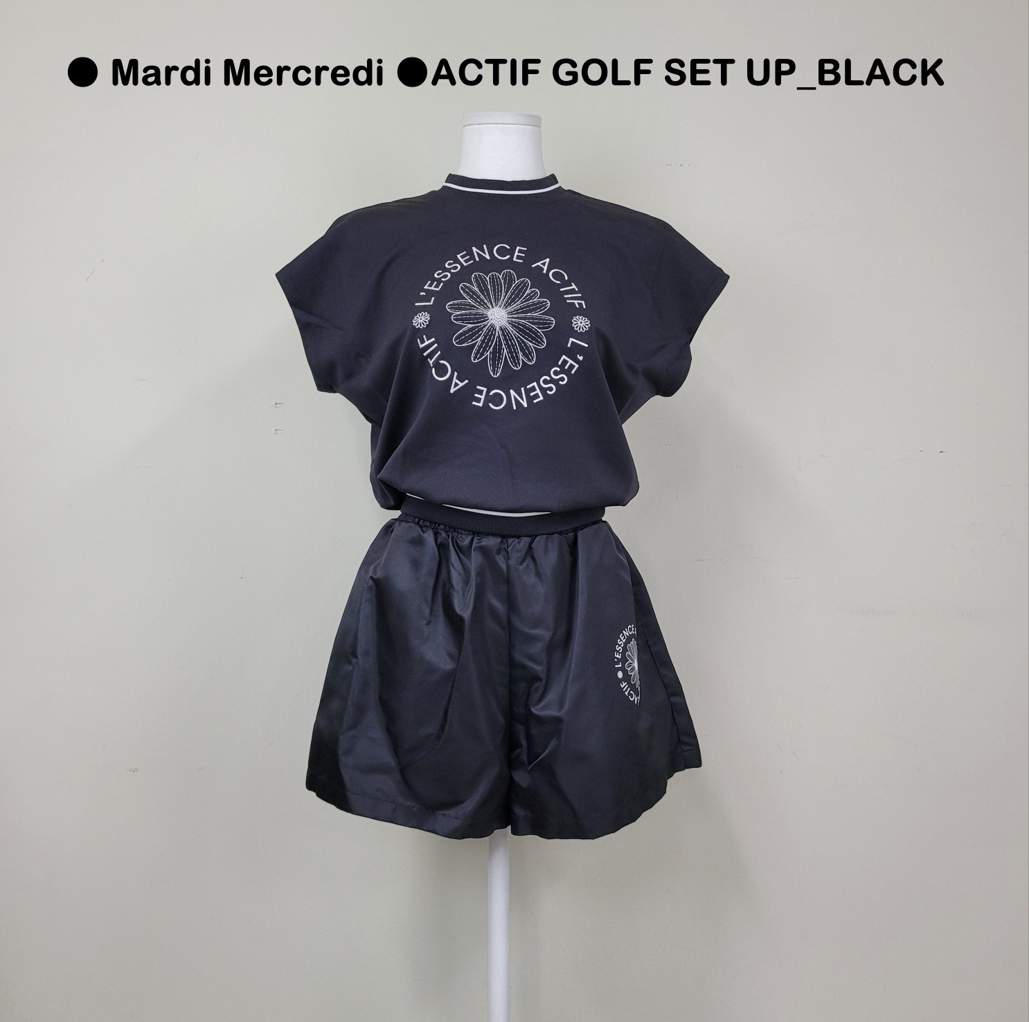 ●Mardi Mercredi●ACTIF GOLF SET UP_BLACK