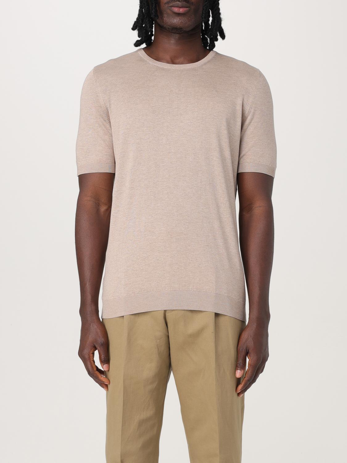 Tシャツ・カットソー TAGLIATORE Men T-shirt Brown JOSHGSE2503 030