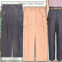 □ Dries Van Noten □PALAZZO サテンカーゴパンツ (Dries Van