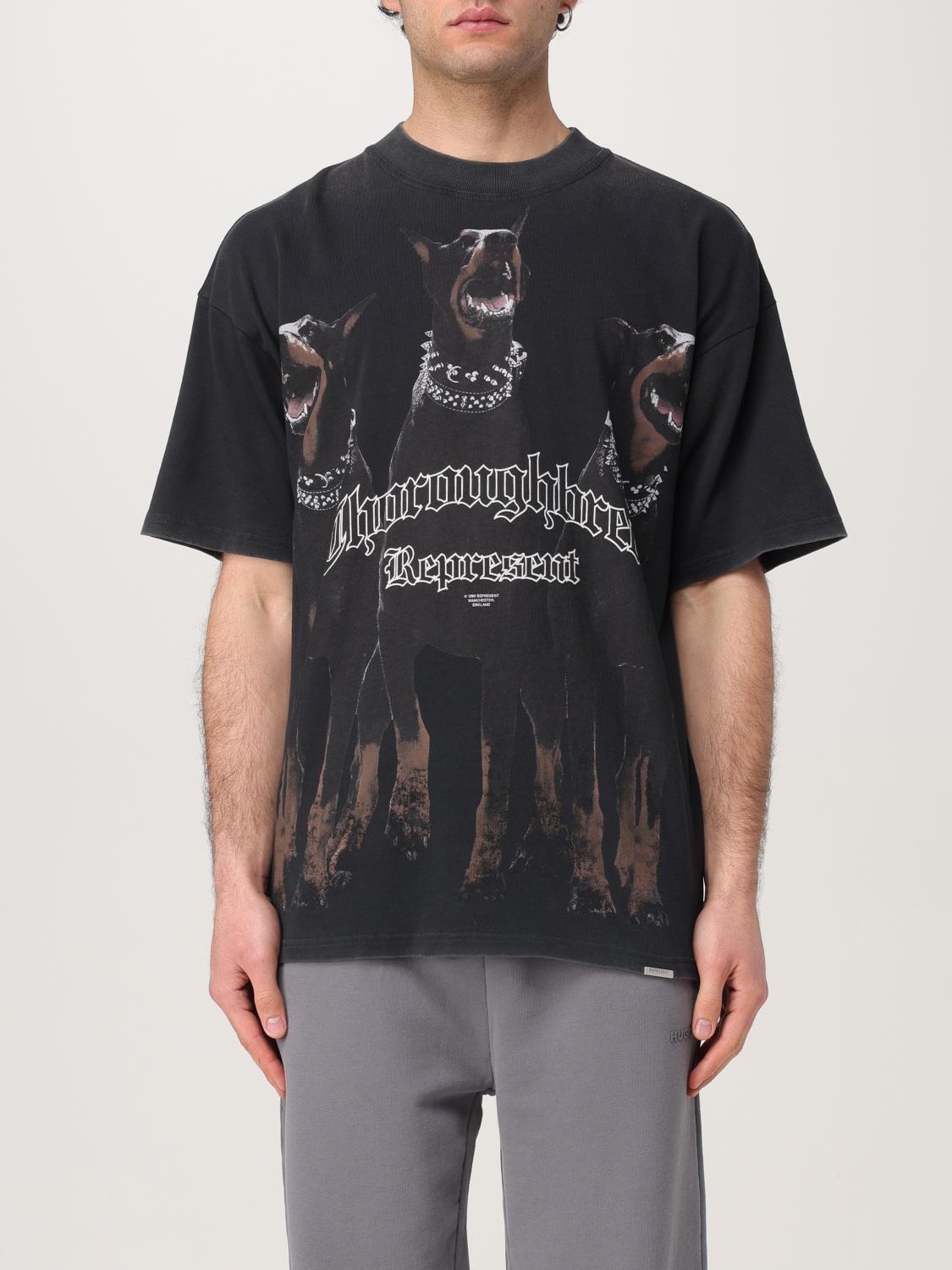 Tシャツ・カットソー REPRESENT Men T-shirt Black MLM41135 003