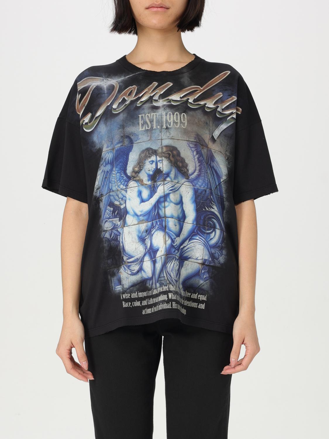 Tシャツ・カットソー DONDUP Woman T-Shirt Black DS034JF0350DIV6 999