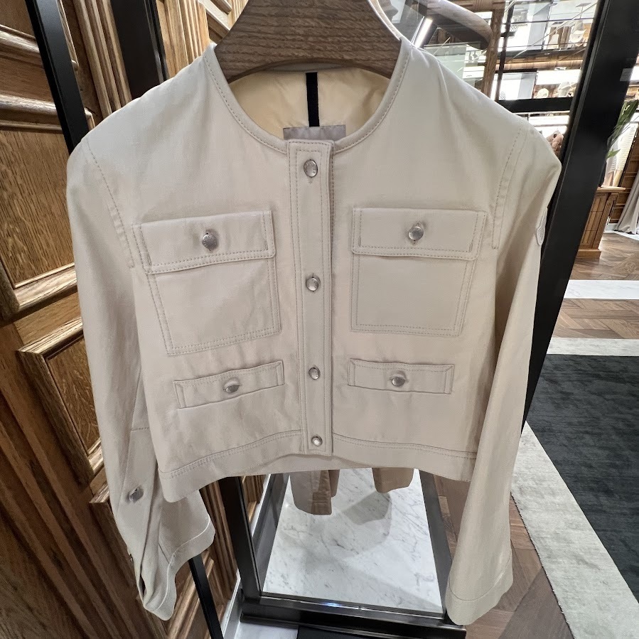 ♪直営店♪Moncler コットン＆リネン Chatel ジャケット