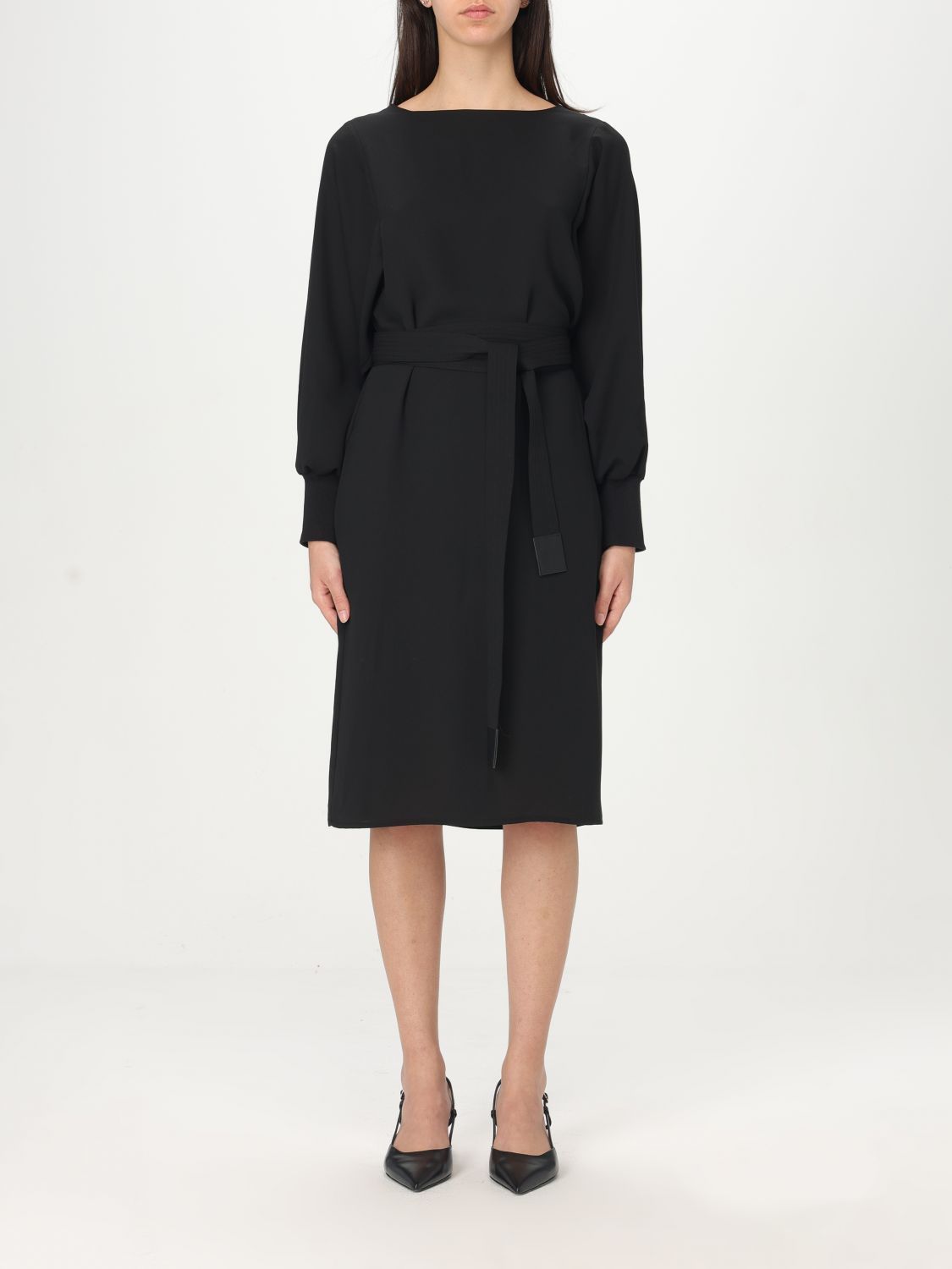ワンピース EMPORIO ARMANI Woman Dress Black EW000632AF12364 UC001
