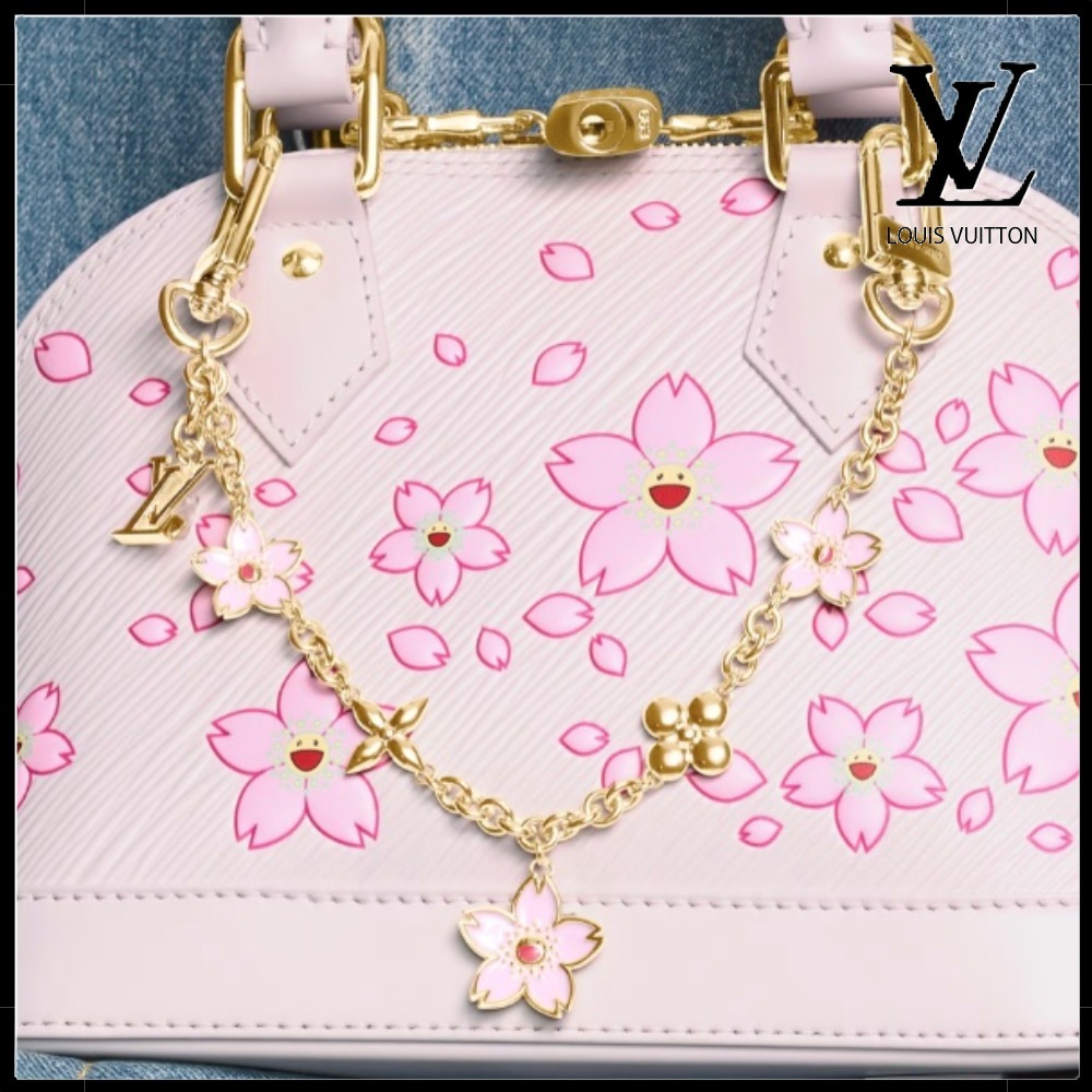 【村上隆コラボ♪】Louis Vuitton バッグチャーム チェーン 桜