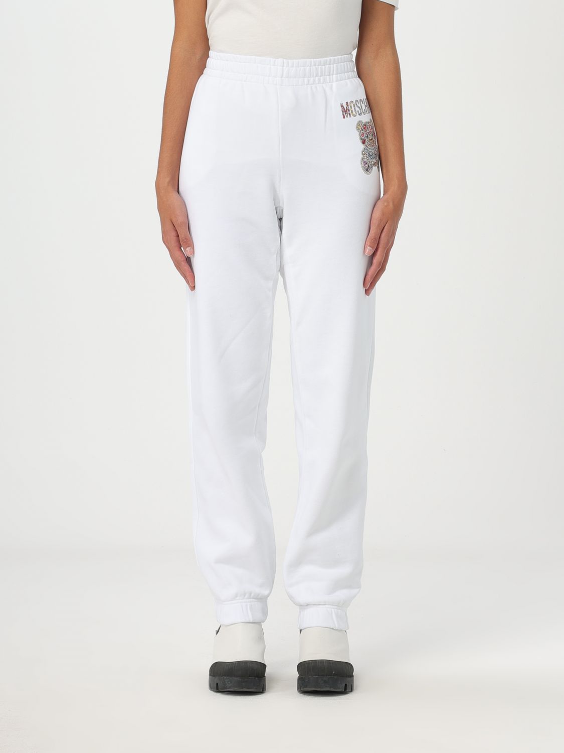 パンツ MOSCHINO COUTURE Woman Pants White 03305428 1001