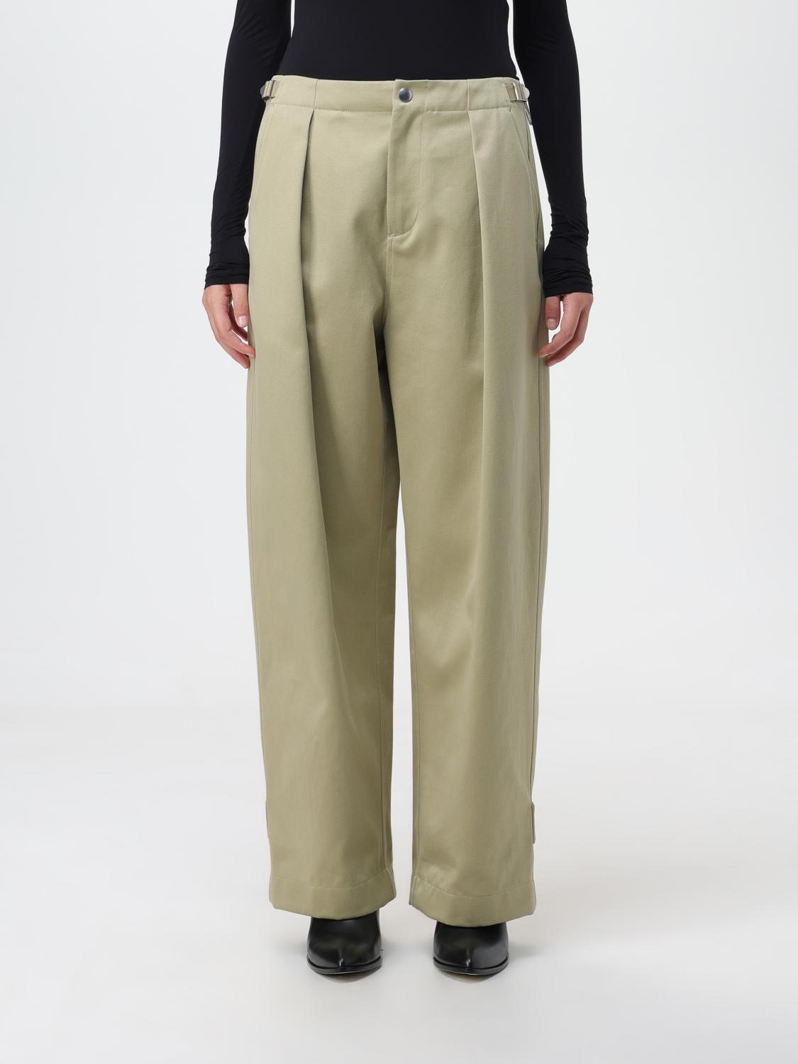 パンツ BURBERRY Woman Pants Green 8077505