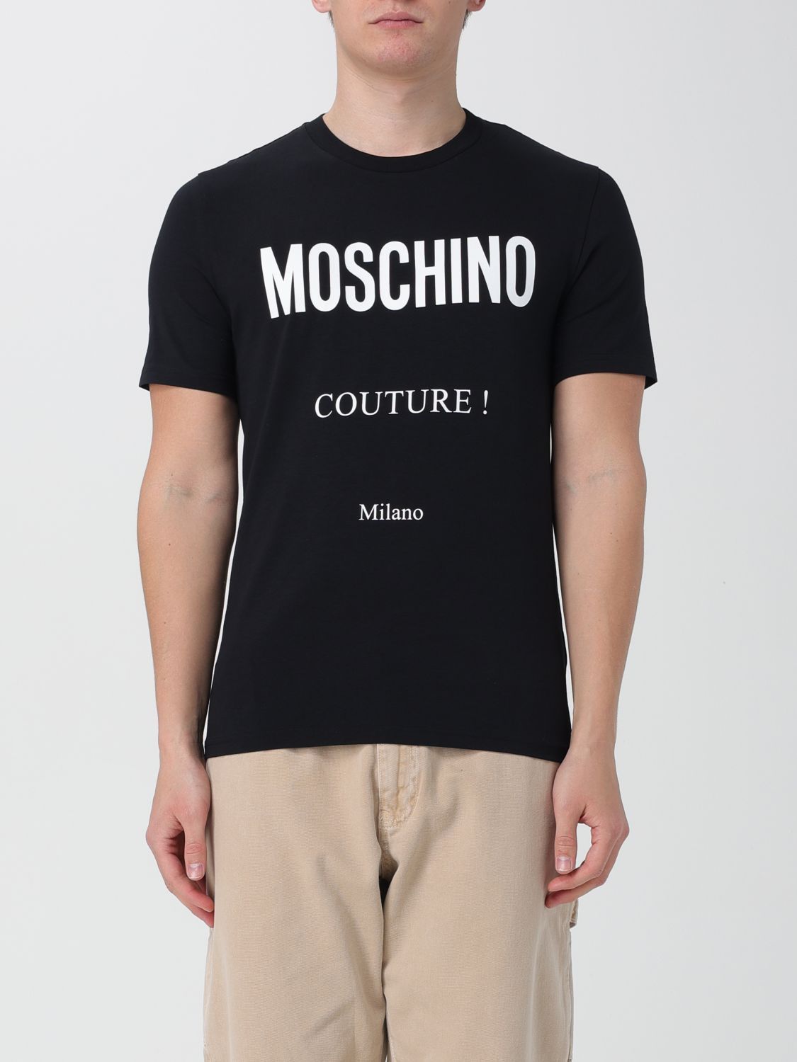 Tシャツ・カットソー MOSCHINO COUTURE Men T-shirt Black 07085239 1555