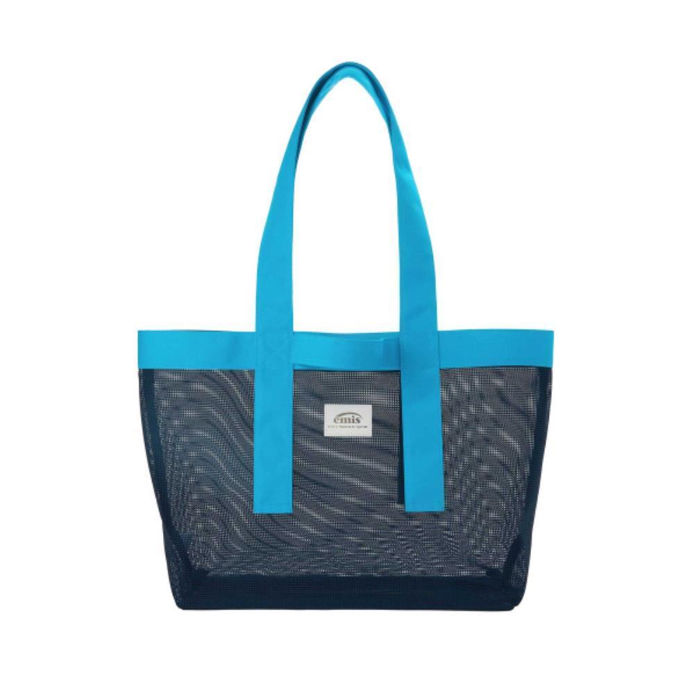 ☆EMIS☆ MESH SHOPPER BAGNAVY m1037_1334896
