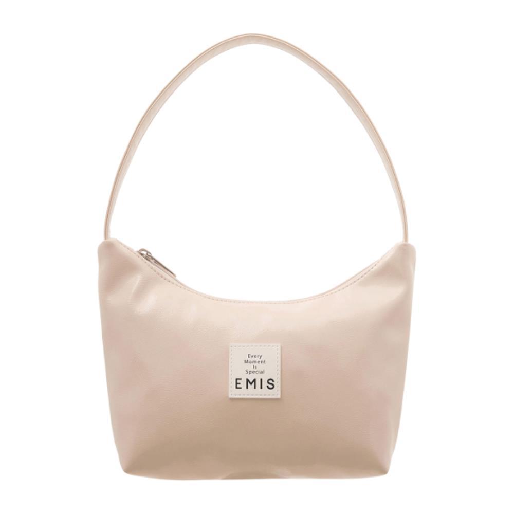 ☆EMIS☆ NEW ENAMEL HOBO BAGCREAM m1037_1334219