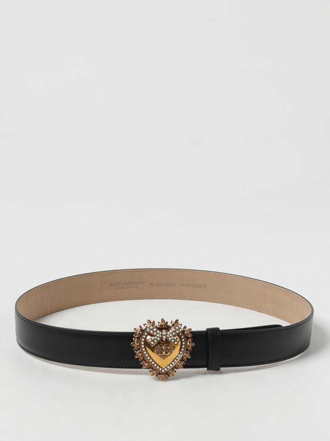 ベルト DOLCE & GABBANA Woman Belt Black BE1315AK861 80999