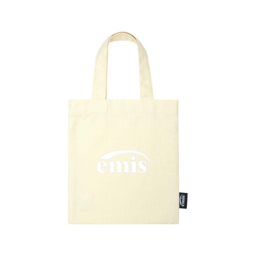 ☆EMIS☆ SILVER LOGO MINI ECO BAGCREAM