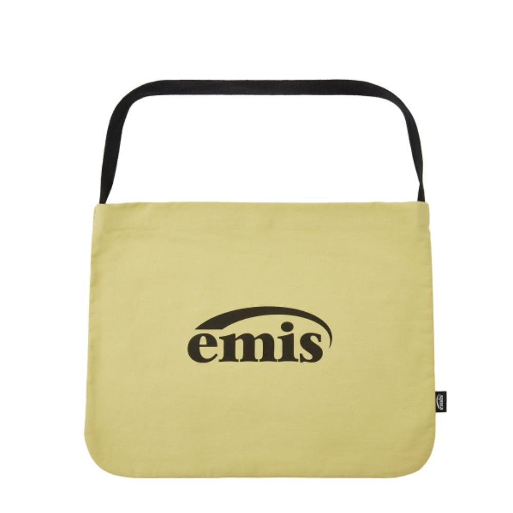 ☆EMIS☆ NEW LOGO COTTON ECO BAGMUSTARD