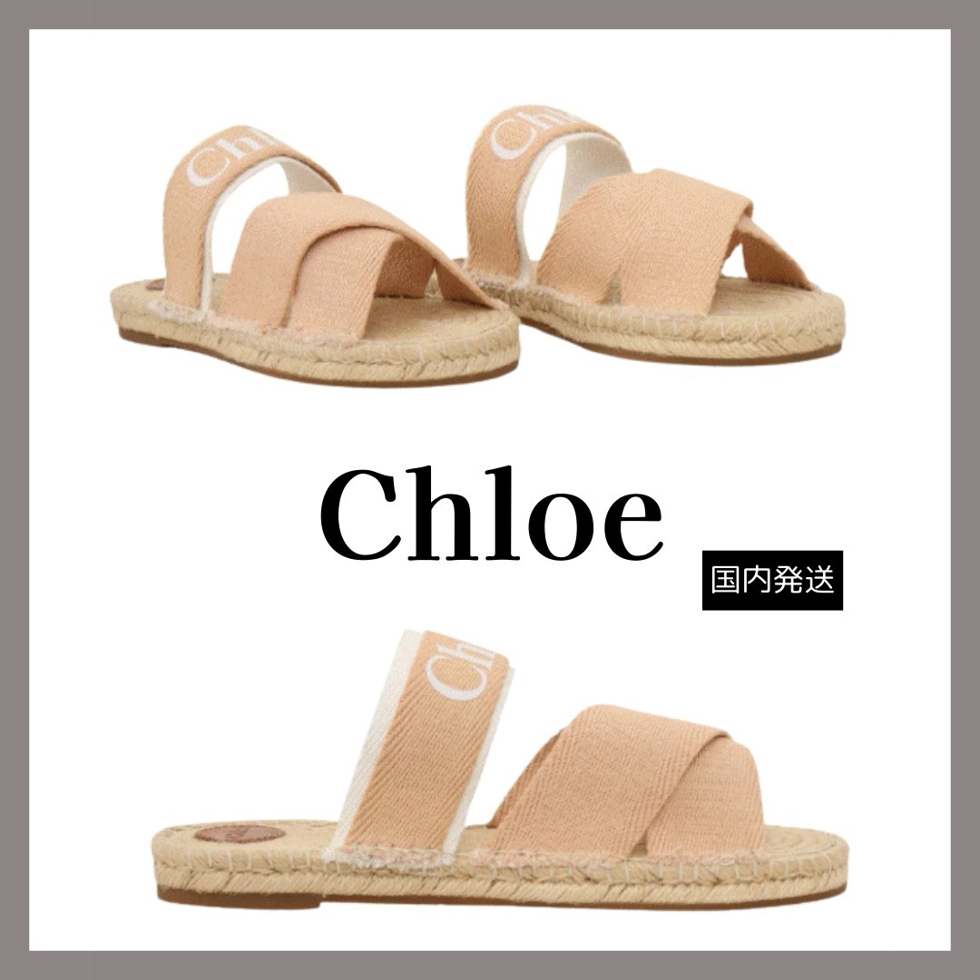 Chloe◆大人もOK！クロエ ロゴ サンダル【送料関税込】