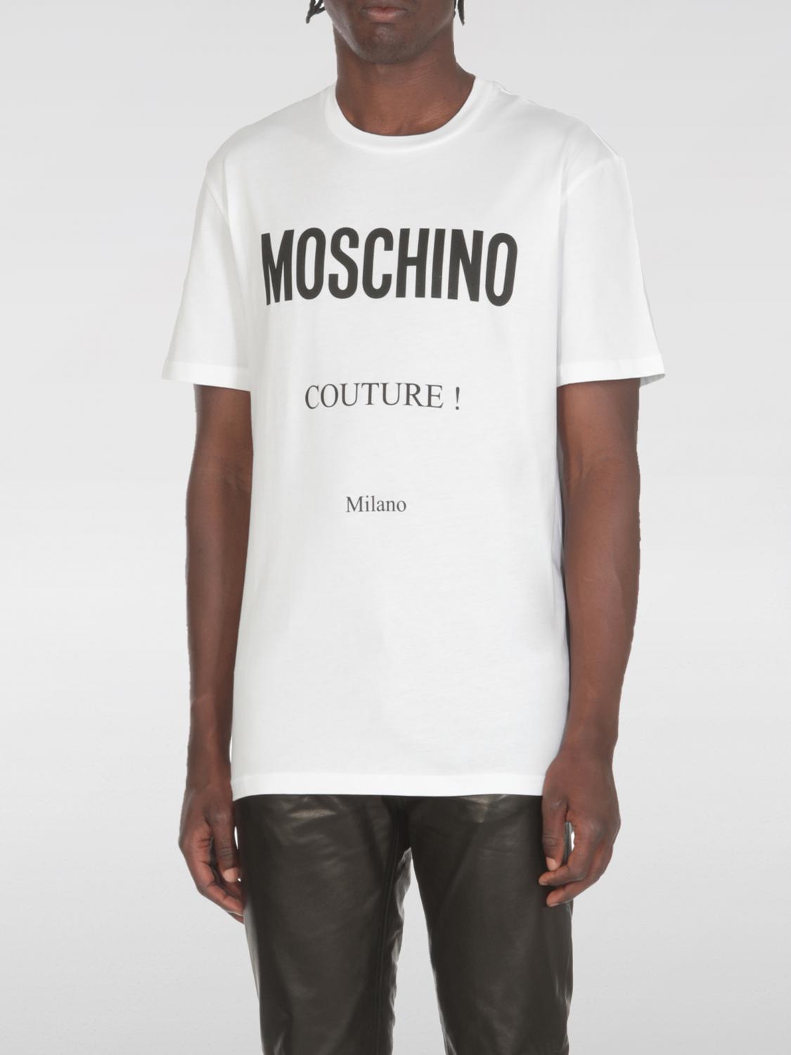 Tシャツ・カットソー MOSCHINO COUTURE Men T-shirt White 07195241 1001