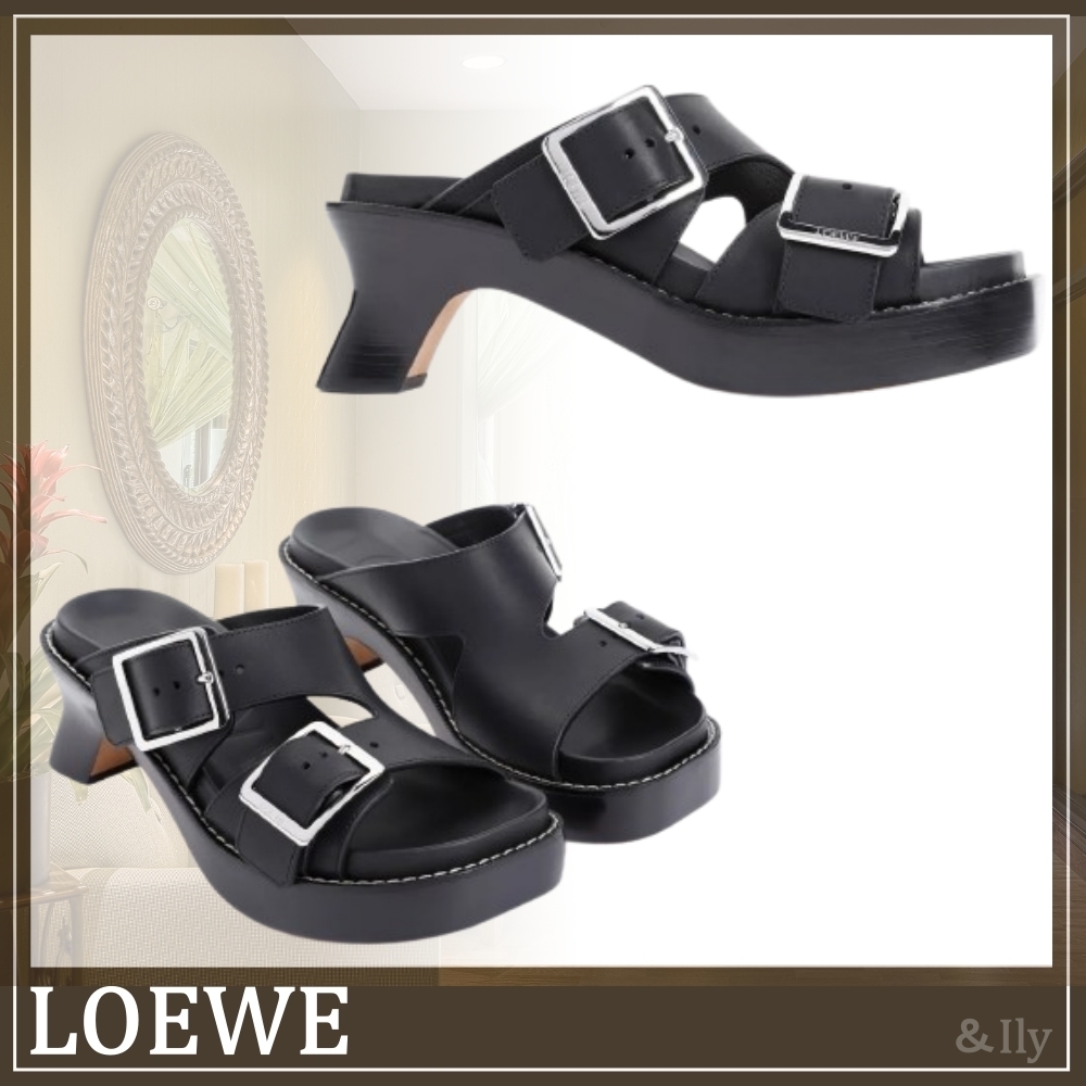 【送関込】LOEWE☆ロエベ Ease Heel Slide 90 Sandals