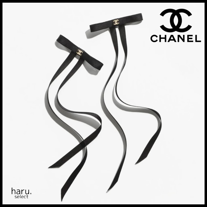 大人可愛い♡【CHANEL】ボウ バレッタ セット
