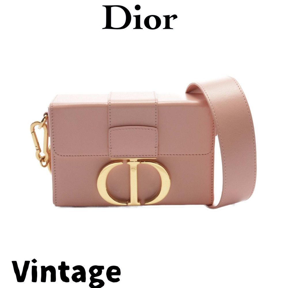 【ヴィンテージ】Rank:A☆Dior ピンク モンテニュー Bag 965463