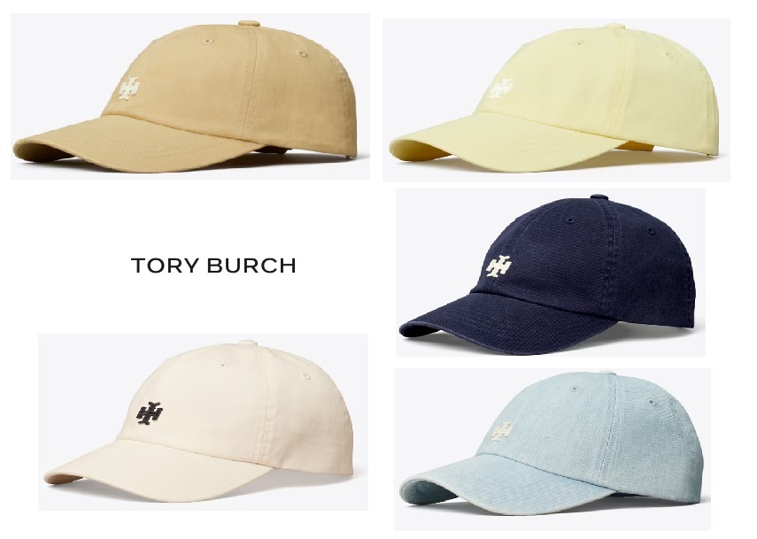 新作【NY発祥 TORY BURCH】5色 Tロゴ キャップ