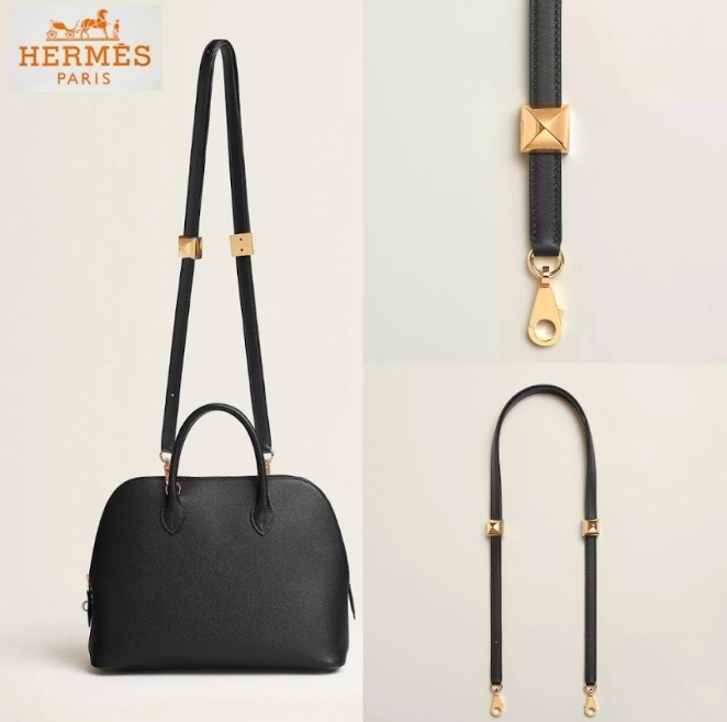 ワンポイントに☆【HERMES】 Clou Medor ショルダーストラップ