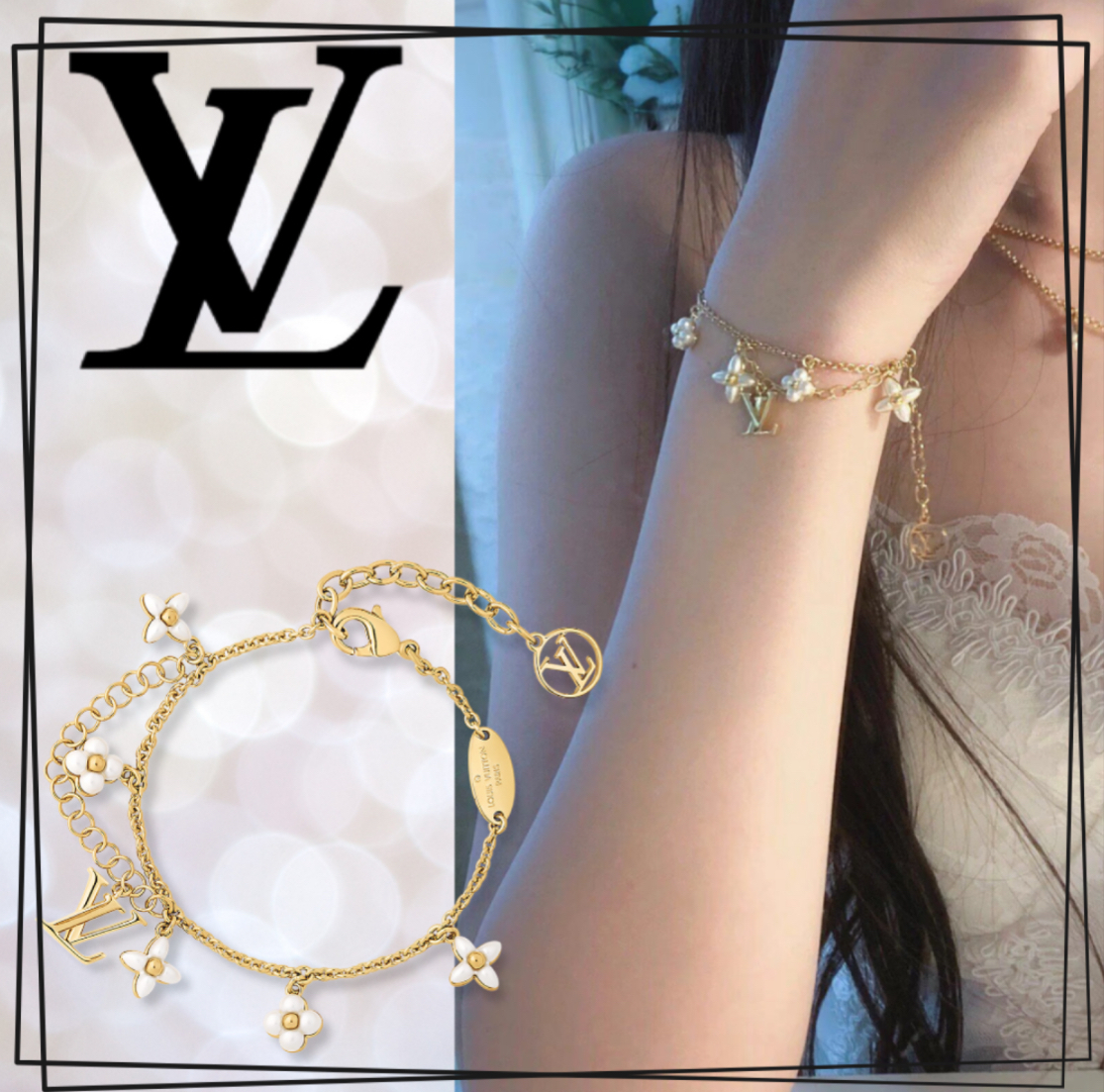 【Louis Vuitton】ルイヴィトン ブレスレットLV フローラグラム