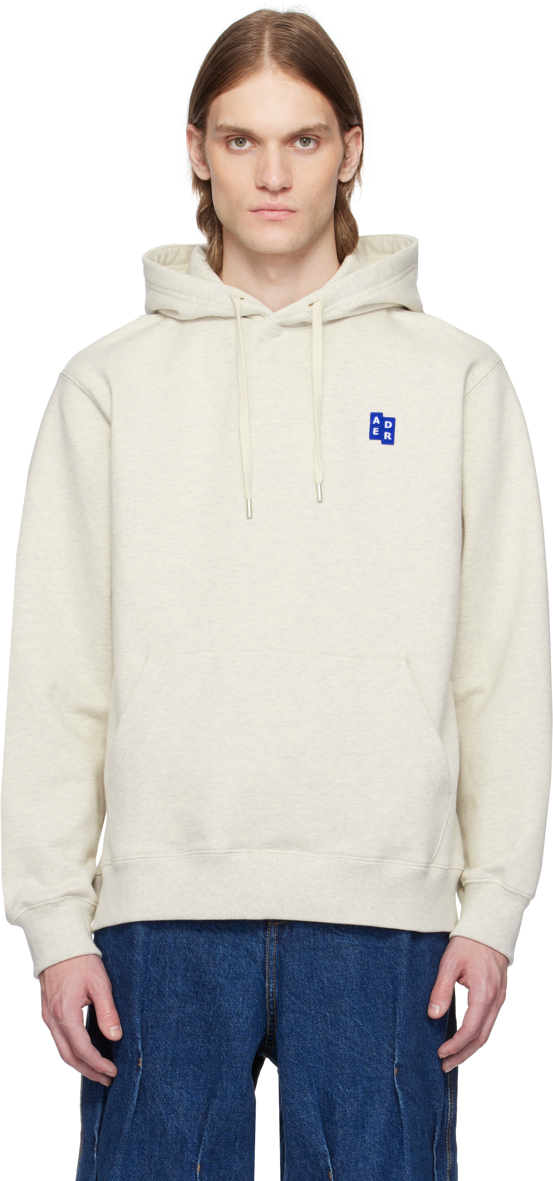 【関税込み】ADER error グレー Sig; TRS Tag フーディ
