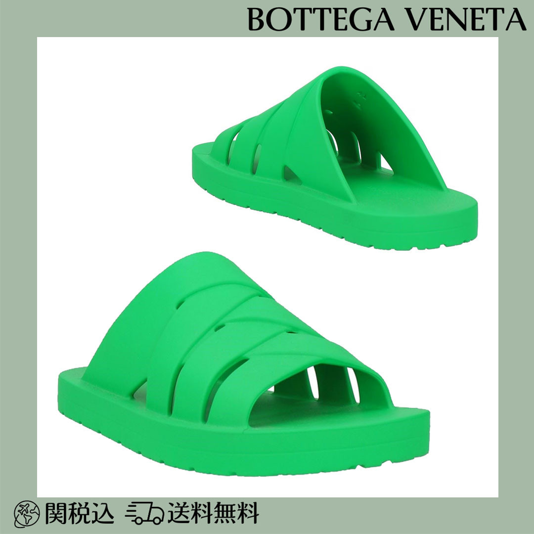 サンダル【BOTTEGA VENETA】関税込送料無料 スクエアトゥ ラバー
