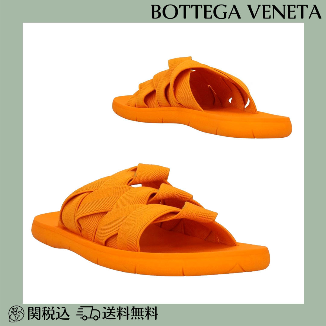 サンダル【BOTTEGA VENETA】関税込送料無料 無地 ラバーソール