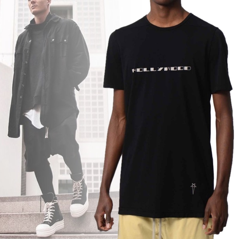 RICK OWENS DRKSHDW ハリウッド レベルTシャツ ブラック