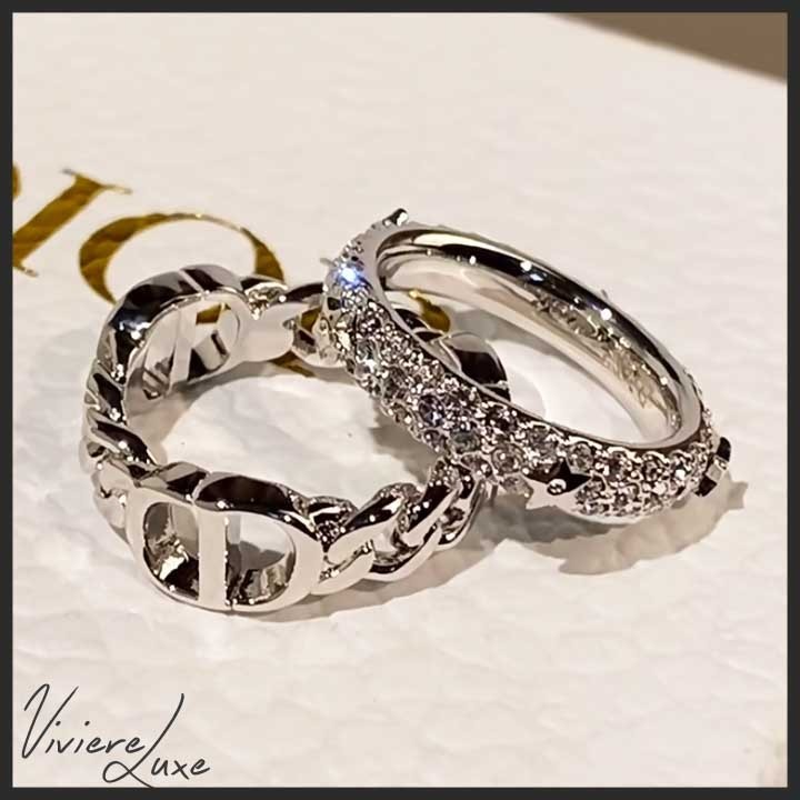 *ゴージャスで可愛い♪*【Dior】CDリング 光沢 お洒落