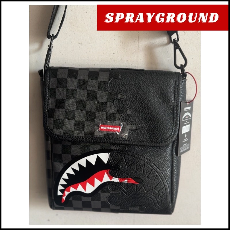 【SPRAYGROUND】UNFINISHED SHARK メッセンジャー スリング