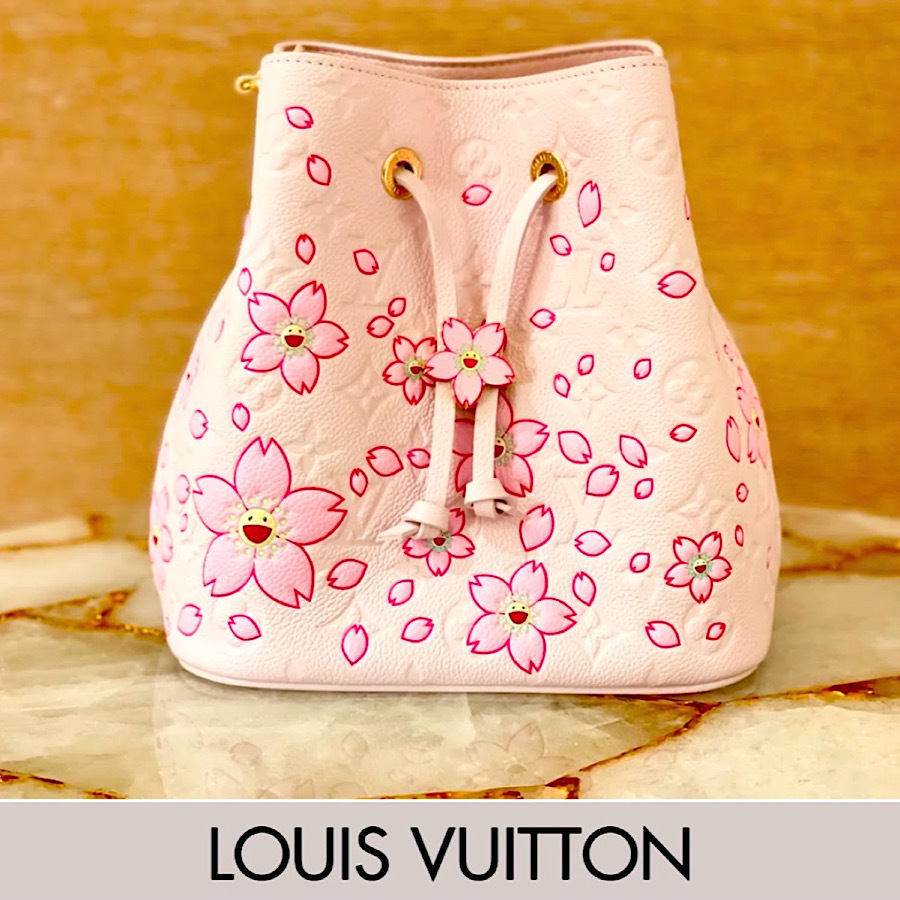 【村上隆コラボ】◆LouisVuitton◆ネオノエBB 桜 ハンドバッグ 限定/桜デザイン》ルイヴィトン ×村上隆 ネオノエ BB