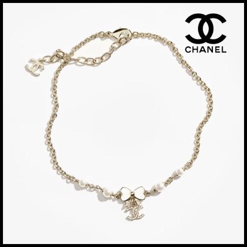リボン×パール×CCロゴ☆ 国内発 25SS CHANEL ネックレス