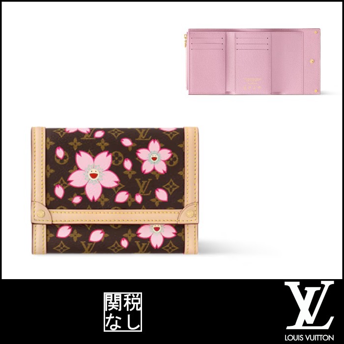 【ルイヴィトン】 LV × TM ポルトフォイユ・ヴィクトリーヌ