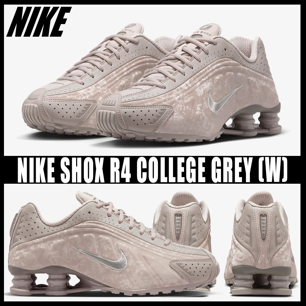◆正規品◆NIKE SHOX R4 COLLEGE GREY FLAT PEWTER(W)◆関税込◆