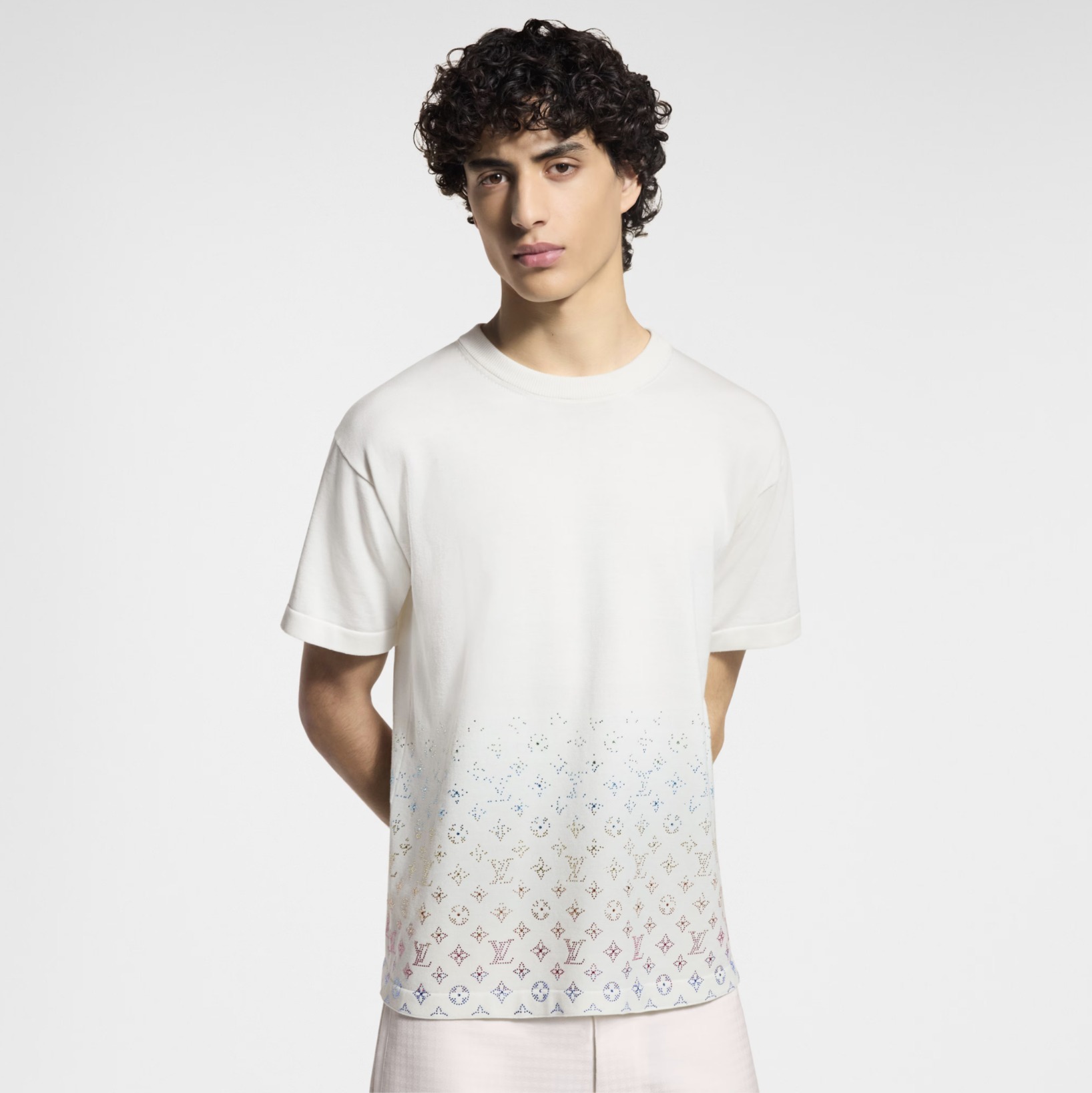 【快適な着心地】LV☆モノグラム グラディエント Tシャツ 上品＊【Louis Vuitton】 モノグラム グラディエント Tシャツ