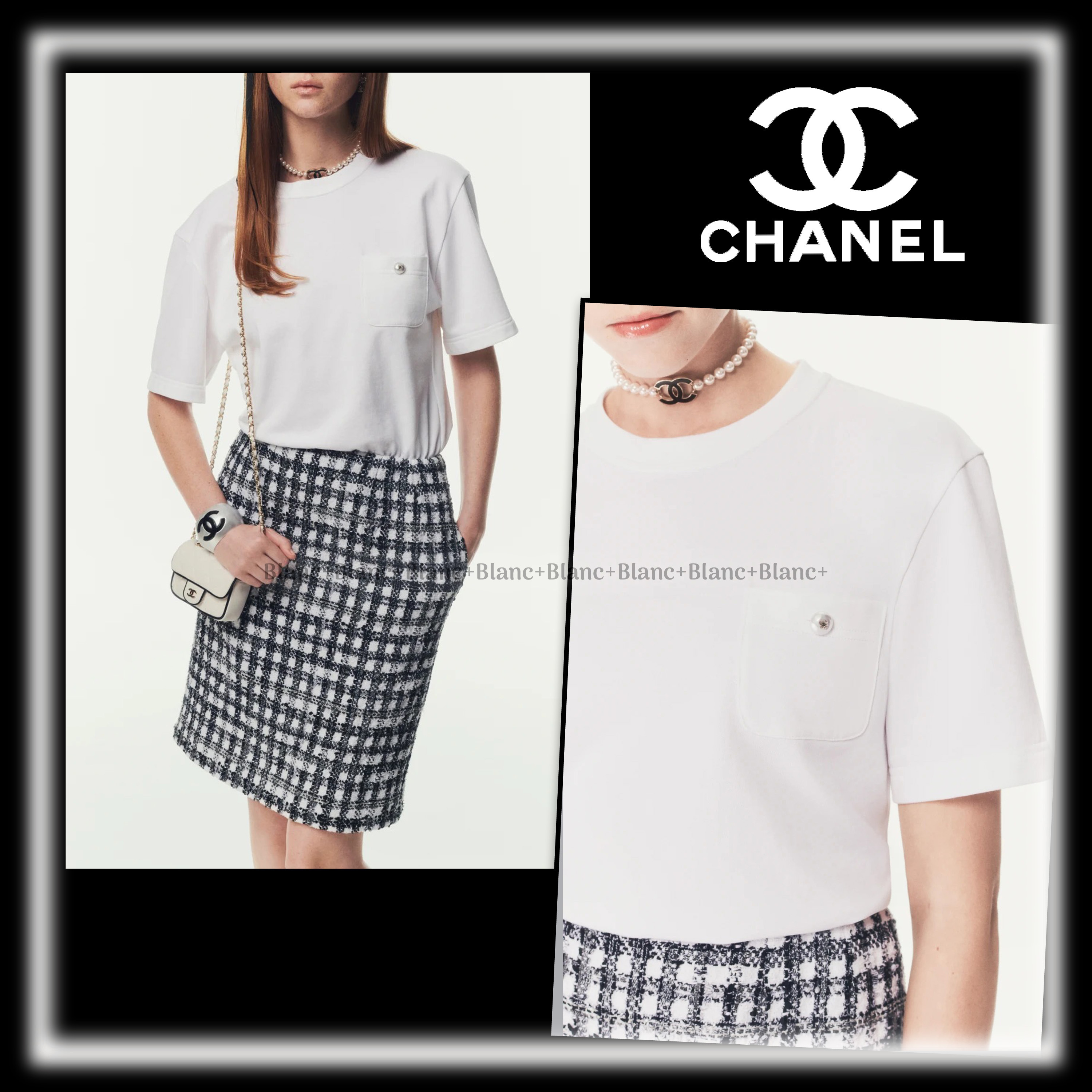 1枚でコーデがキマる♪【CHANEL】ワンピース 普段使いに 1枚でおしゃれに決まるCHANELニットシャツワンピース