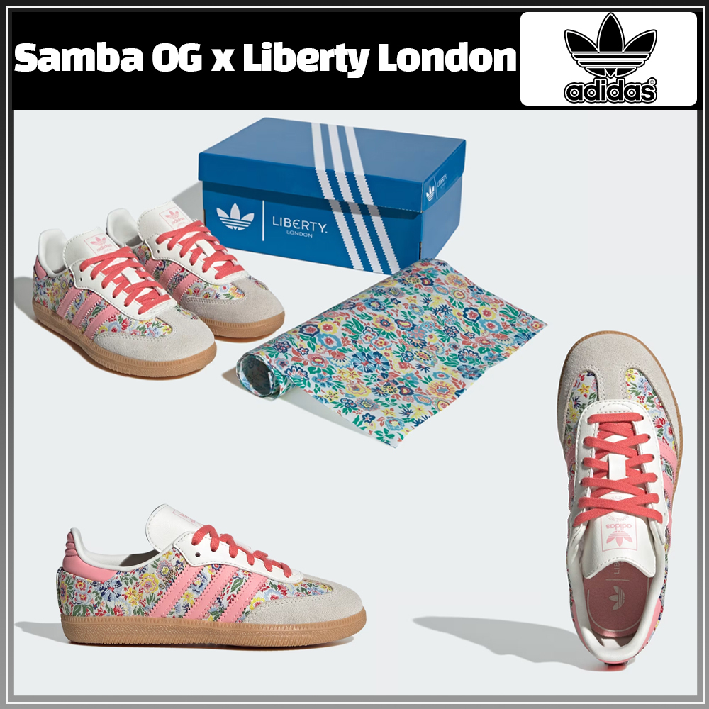 25SS限定版人気【ADIDAS KIDS】Samba OG x Liberty London