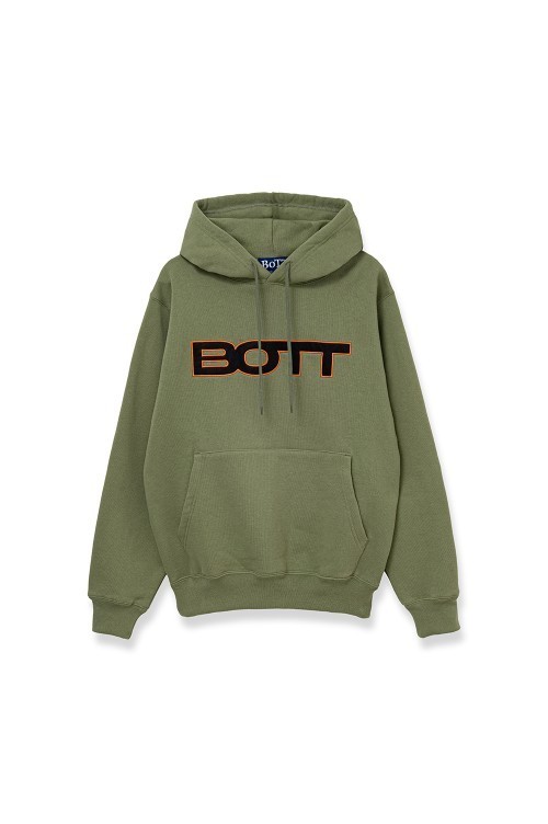 永瀬廉愛用BRAND《BoTT》V2 BIG LOGOプリント フーディー