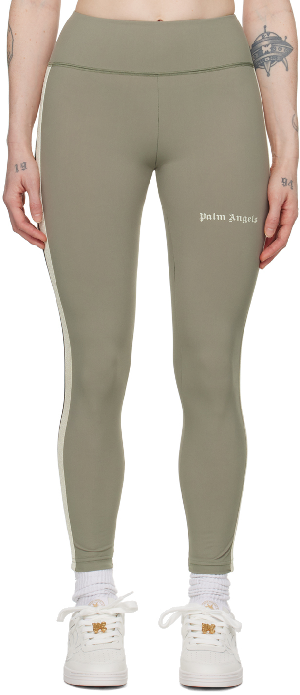 【関税込み】Palm Angels グリーン ライン レギンス