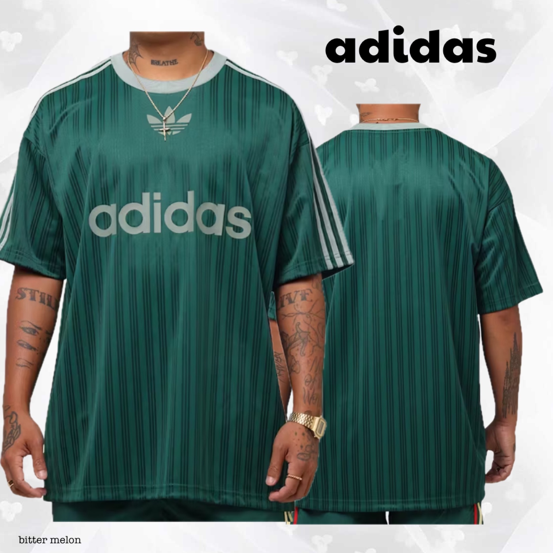 adidas ◆ Adicolor アディカラー 3 ストライプス 半袖 Tシャツ