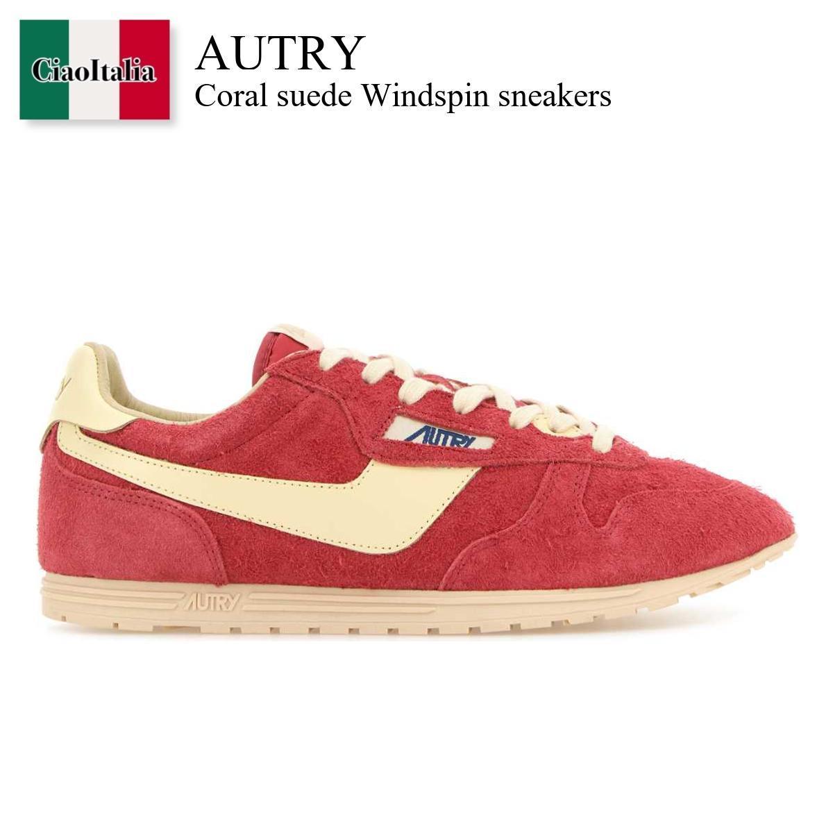 スニーカー Autry Coral Suede Windspin Sneakers