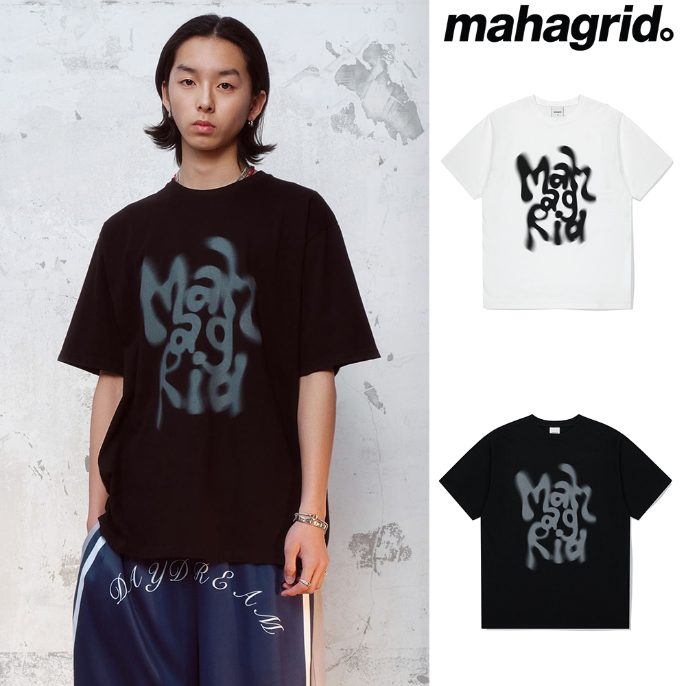 【mahagrid】25SS★ GRAFFITI BLUR TEE