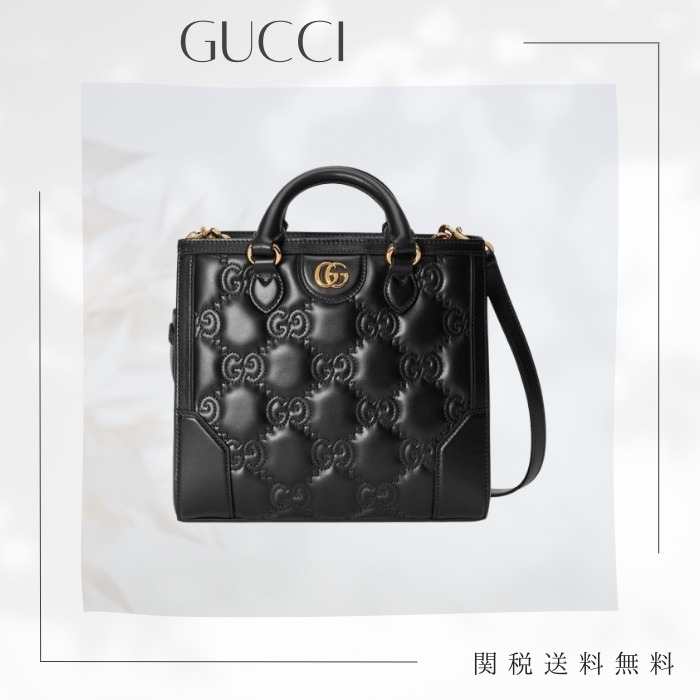 GUCCI グッチ GGマトラッセ ミニ トップハンドルバッグ