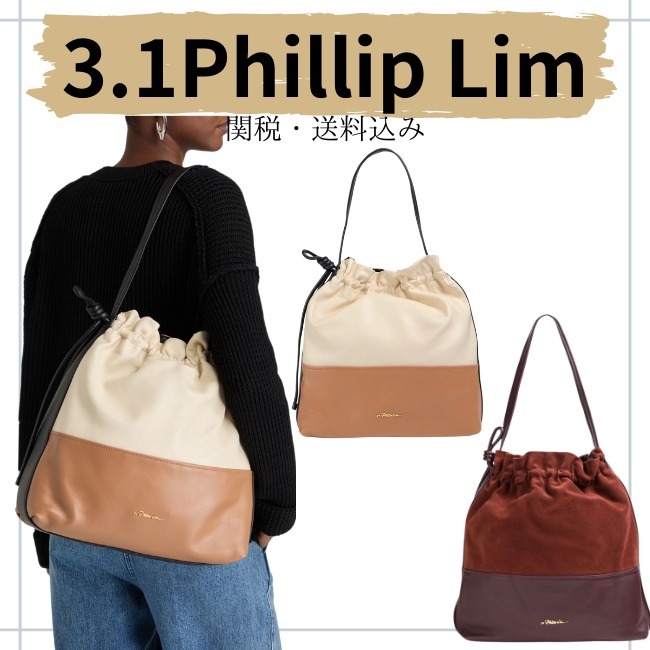 関税・送料込【3.1Phillip Lim】Origamiレザー ショルダーバッグ