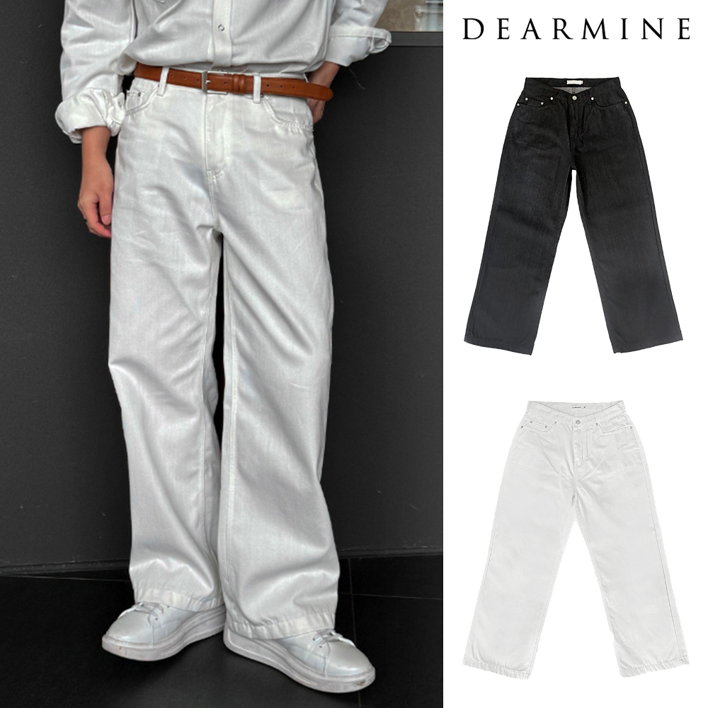 【DEARMINE】Freck Denim Set-up Pants