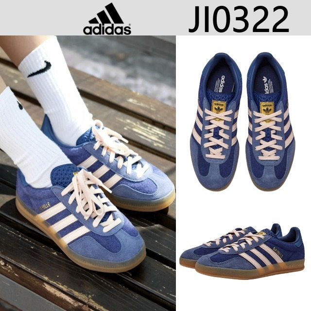 【ADIDAS】 JI0322 GAZELLE INDOOR DARK BLUE