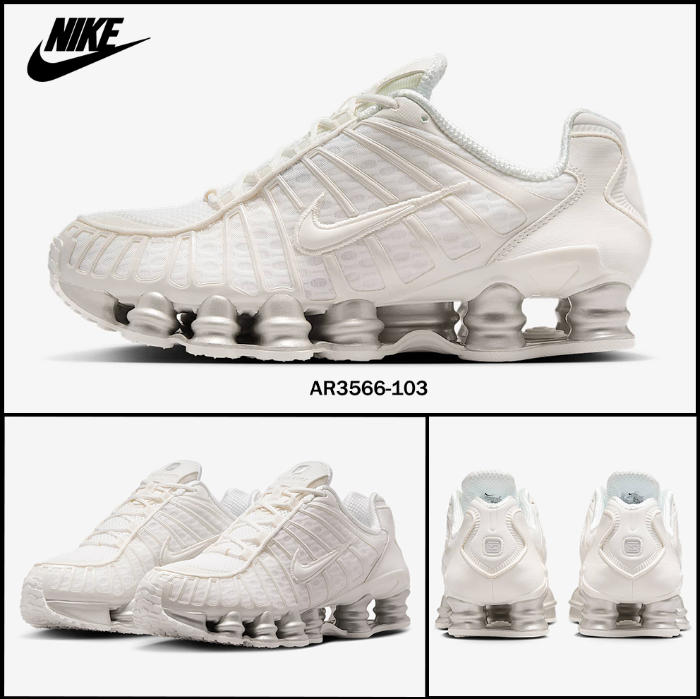NIKE ★(W) SHOX TL 'Sail/Sail/Sail' ★ 22~26cm★送料・関税込